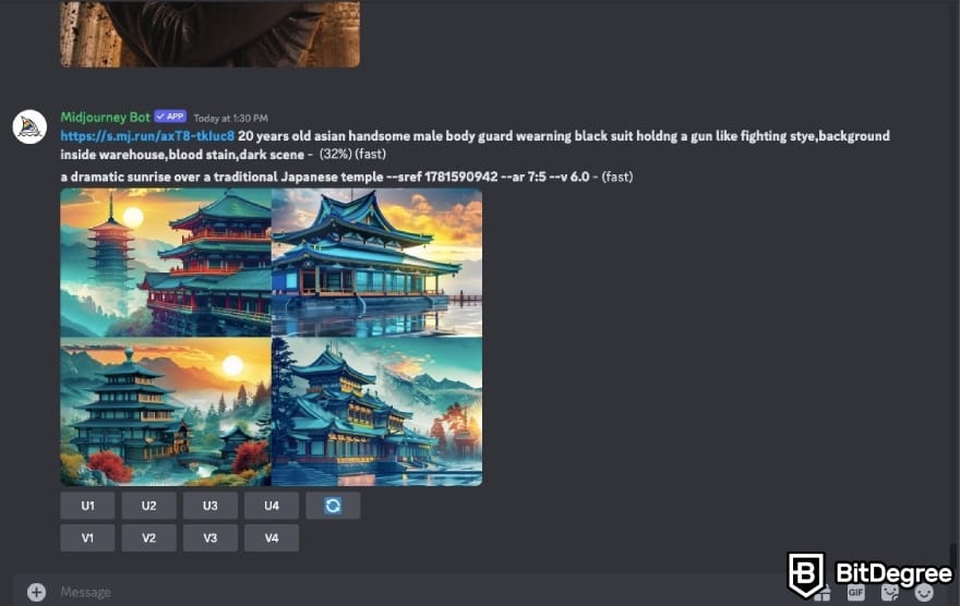 Best AI tools: Four different image options to select from on Midjourney. Best AI tools: Four different image options to select from on Midjourney.