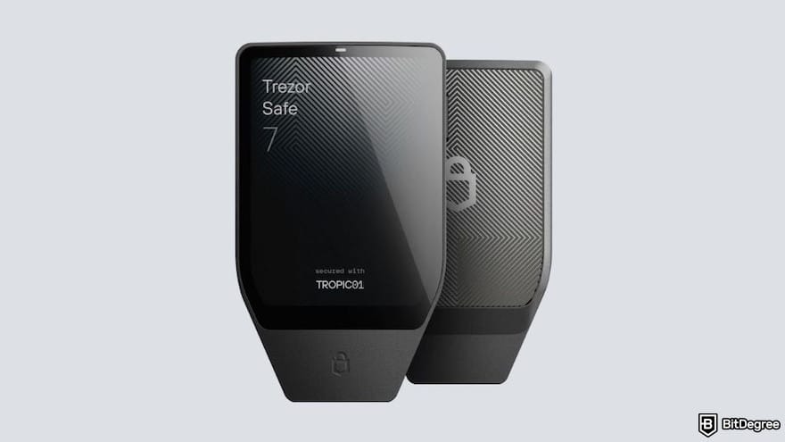 Best crypto wallet: Trezor Safe 7.