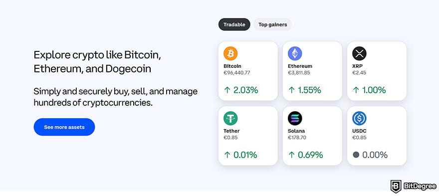Best cryptocurrency exchange: explore crypto on Coinbase.
