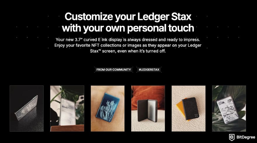 Best hardware wallet: Ledger Stax.