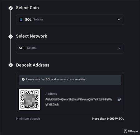 Binance Review: Solana deposit address on Binance.