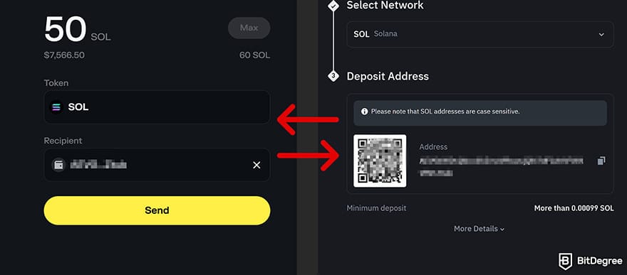 Binance Review: Check the address after copying and pasting.