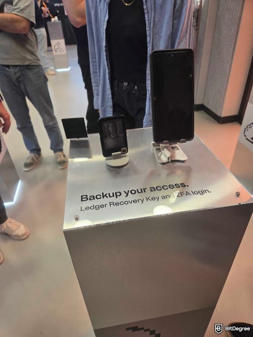 Ledger Nano Gen5 review: live picture from Ledger conference displaying Nano Gen5.